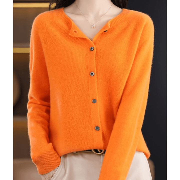 Caja™ | Cashmere Twistet Knap Cardigan
