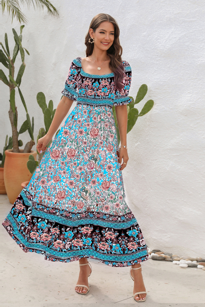 Therese™ | Asymmetrisk Boho Maxi Kjole
