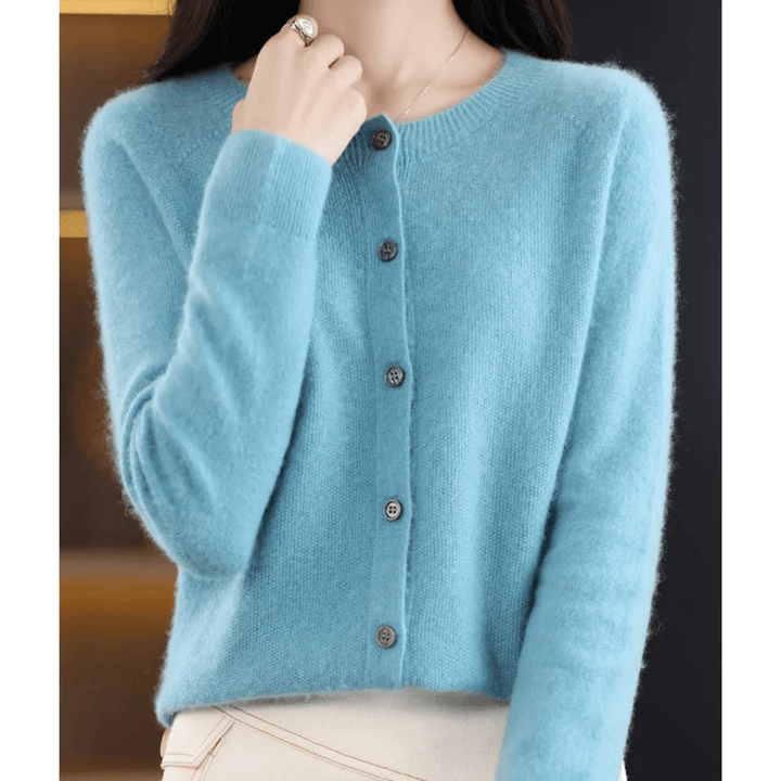 Caja™ | Cashmere Twistet Knap Cardigan