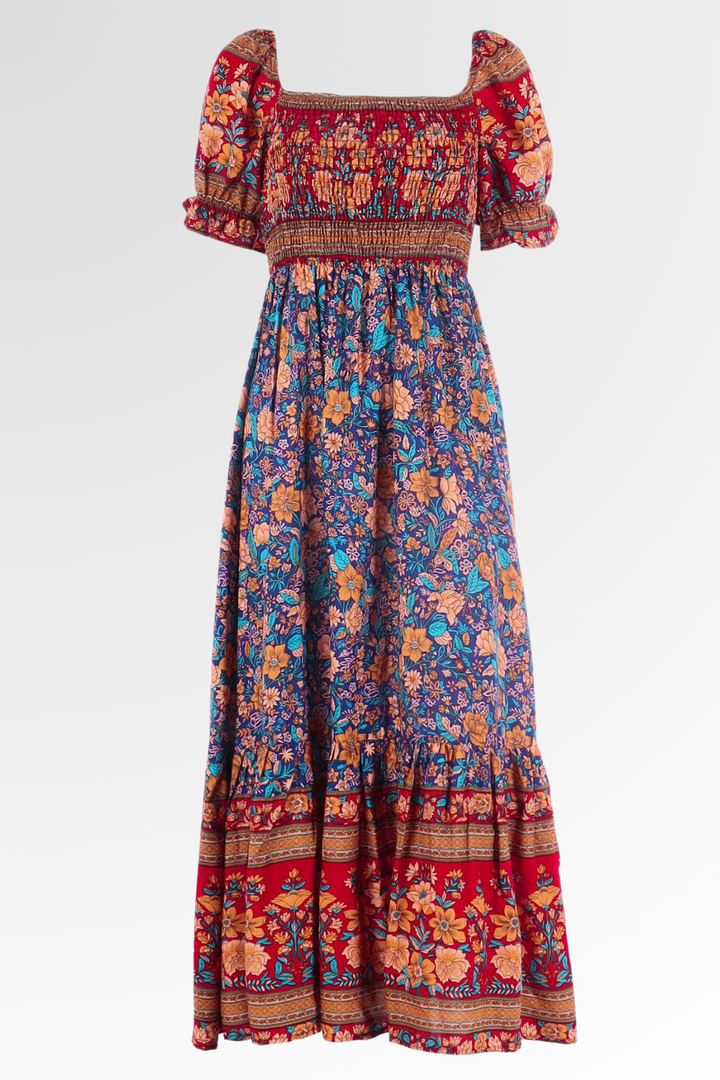 Therese™ | Asymmetrisk Boho Maxi Kjole