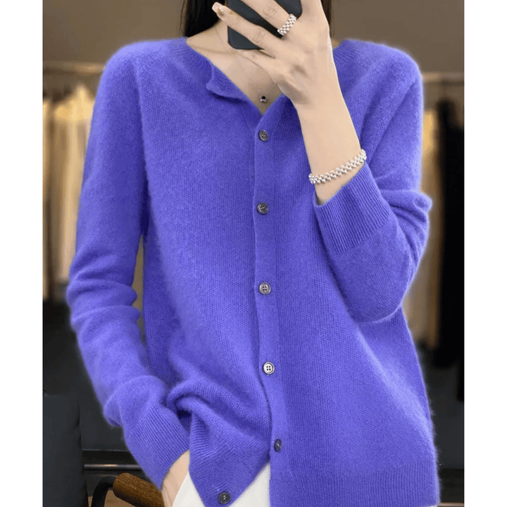 Caja™ | Cashmere Twistet Knap Cardigan