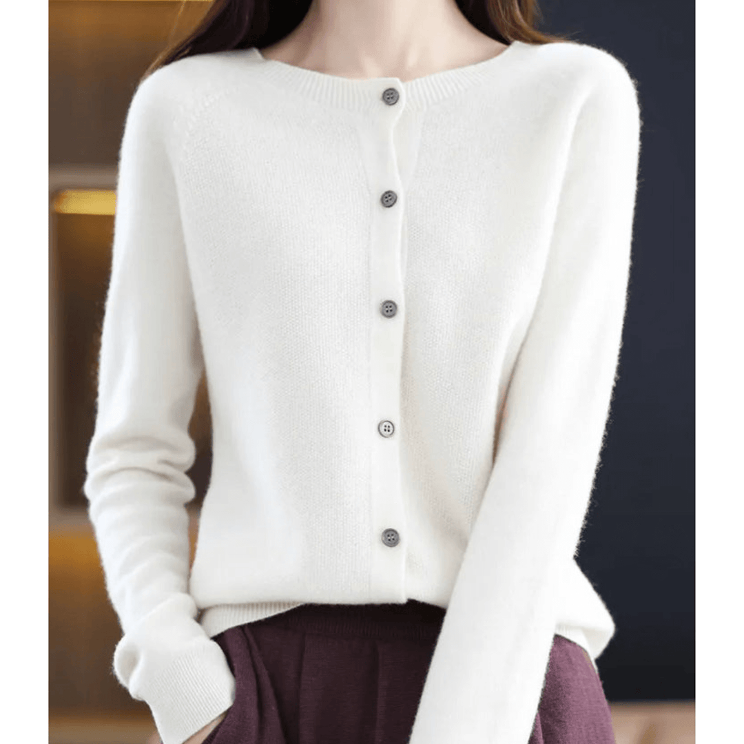 Caja™ | Cashmere Twistet Knap Cardigan