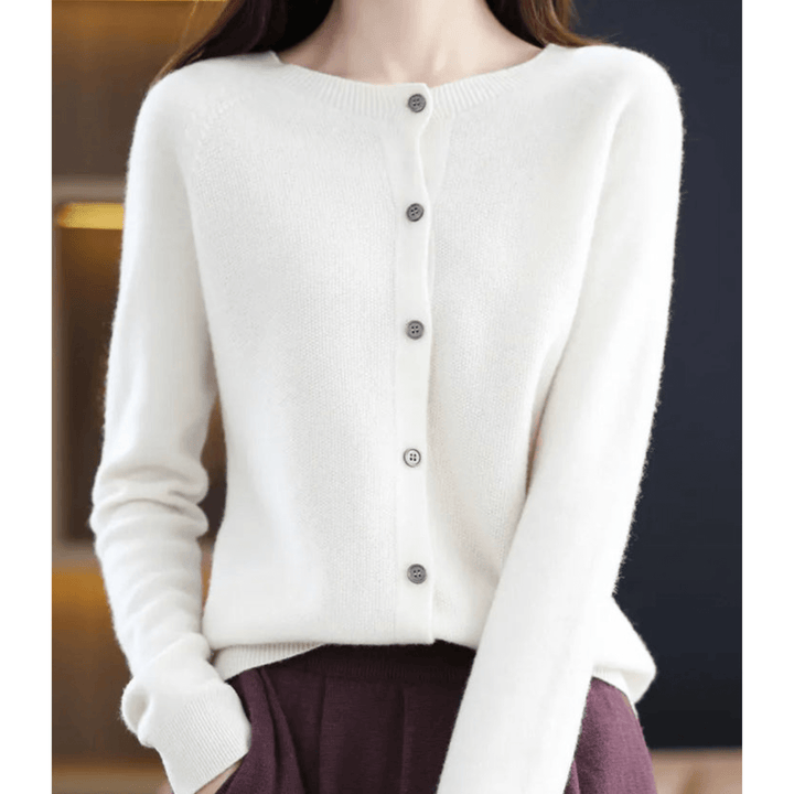 Caja™ | Cashmere Twistet Knap Cardigan