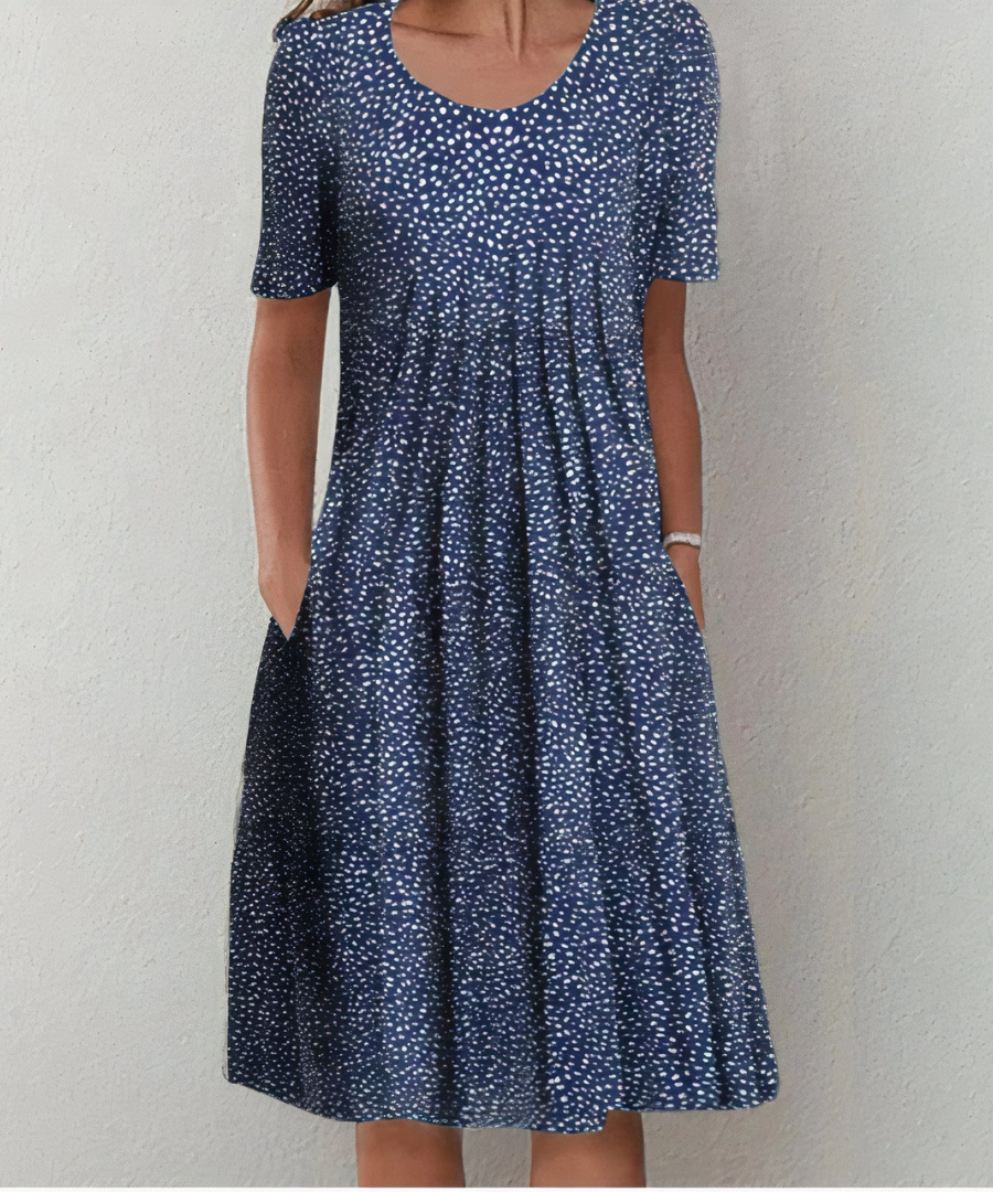 Nanna™ | Blomstrende Elegance Kjole