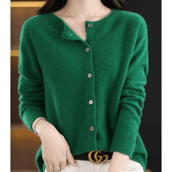 Caja™ | Cashmere Twistet Knap Cardigan