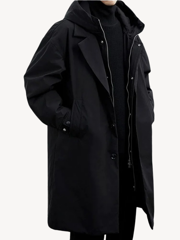 Storm™ | Klassisk Hættet Trenchcoat