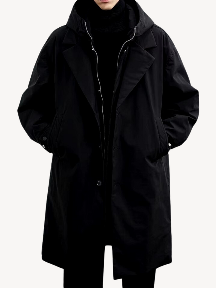Storm™ | Klassisk Hættet Trenchcoat