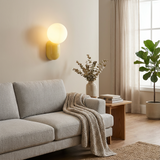 HyggeGlow | Væglampe Moderne - Glas Globe 1-Lampe