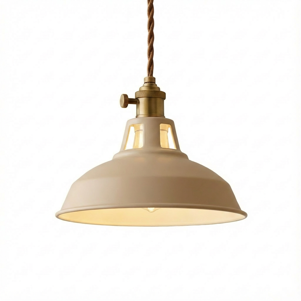 HyggeGlow | Pendellampe Industri – Farvet Metal LED