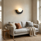 ScandiBright | Væglampe Minimalistisk – Glas Kugle LED