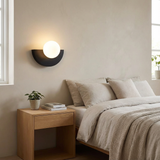 ScandiBright | Væglampe Minimalistisk – Glas Kugle LED