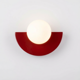 ScandiBright | Væglampe Minimalistisk – Glas Kugle LED