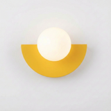 ScandiBright | Væglampe Minimalistisk – Glas Kugle LED