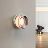 ScandiBright | Væglampe Moderne – Rund Glas LED