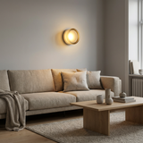 ScandiBright | Væglampe Moderne – Rund Glas LED