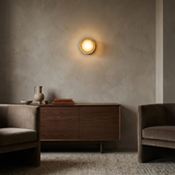 ScandiBright | Væglampe Moderne – Rund Glas LED