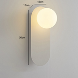 NordicAura | Væglampe Minimalistisk – Glas Globe LED