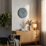 NordicCalm | Vægur Skandinavisk - Trådløs Stille Quartz Træ