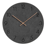 NordicCalm | Vægur Skandinavisk - Trådløs Stille Quartz Træ