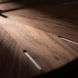 NordicForm | Vægur Minimalistisk - Trådløs Træ Quartz