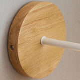 NordicGlow | Væglampe Skandinavisk - Træ Dome LED 1-Lys