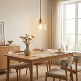 NordicLux | Pendellampe Minimalistisk - Messing Glas Rund 1-lys