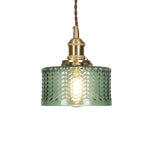 NordicLux | Pendellampe Minimalistisk - Messing Glas Rund 1-lys