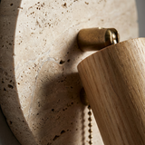 NordicLux | Væglampe Moderne - Travertin Træ Rotérbar LED