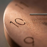 NordicLux | Vægur Minimalistisk - Trådløs Lydløs Træ