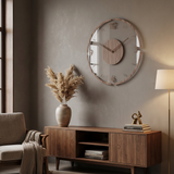 NordicLux | Vægur Moderne - Trådløs Lydløs Akryl Træ 30cm