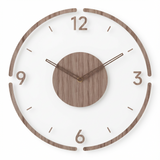 NordicLux | Vægur Moderne - Trådløs Lydløs Akryl Træ 30cm