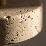 NordicStone | Loftslampe Minimalistisk - Travertin Rund LED 1-lys