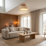 NordicStone | Loftslampe Minimalistisk - Travertin Rund LED 1-lys