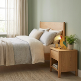 HyggeGlow | Bordlampe Skandinavisk – Træ LED USB