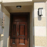 Retro Industriel Jern Glas Udendørs Væglampe LED 1-Lys