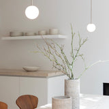 ScandiBright | Pendellampe Minimalistisk - Messing Globus Glas