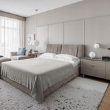 ScandiBright | Pendellampe Minimalistisk - Messing Globus Glas