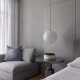 ScandiBright | Pendellampe Minimalistisk - Messing Globus Glas