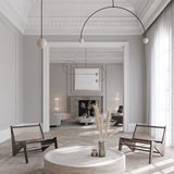 ScandiBright | Pendellampe Minimalistisk - Messing Globus Glas