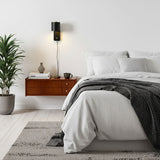 ScandiBright | Væglampe Minimalistisk - Rotérbar Cylinder Med Stik