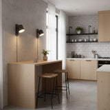 ScandiBright | Væglampe Minimalistisk - Rotérbar Cylinder Med Stik