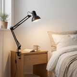ScandiClamp | Bordlampe Minimalistisk - Justerbar LED Clip-On 1-Lys