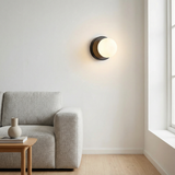 ScandiGlow | Væglampe Skandinavisk - Glas Globe LED 1-Lys