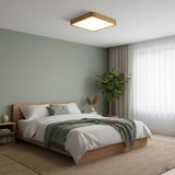 ScandiLux | Loftslampe Moderne - Rund Træ LED Flush Mount
