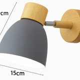 ScandiLux | Væglampe Minimalistisk - Træ Kegle LED