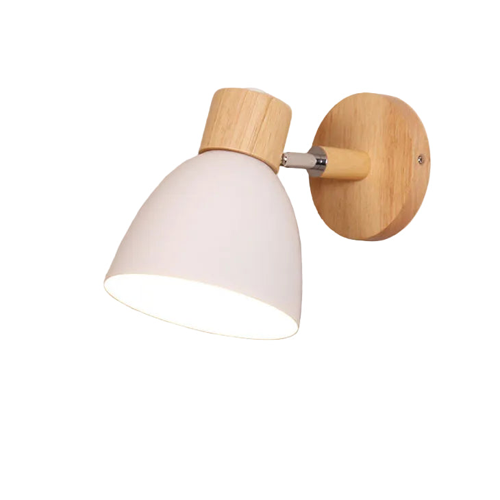 ScandiLux | Væglampe Minimalistisk - Træ Kegle LED