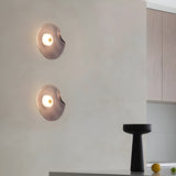 ScandiMuse | Væglampe Minimalistisk - Japandi Buet Glas LED