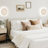 ScandiStone | Væglampe Minimalistisk - Rund Travertin LED 1-Lys