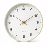 ScandiTime | Vægur Skandinavisk - Trådløs Stille Træ Quartz