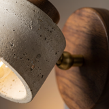 StoneHaven | Væglampe Minimalistisk - Travertin Træ LED